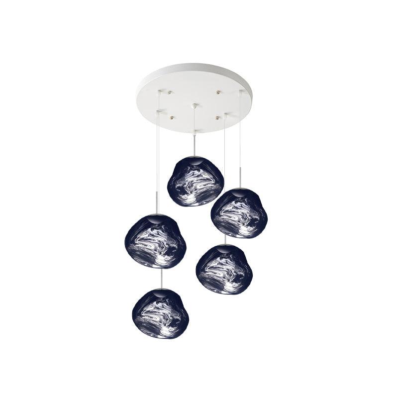 Multi Lava Round Chandelier - ZozHome