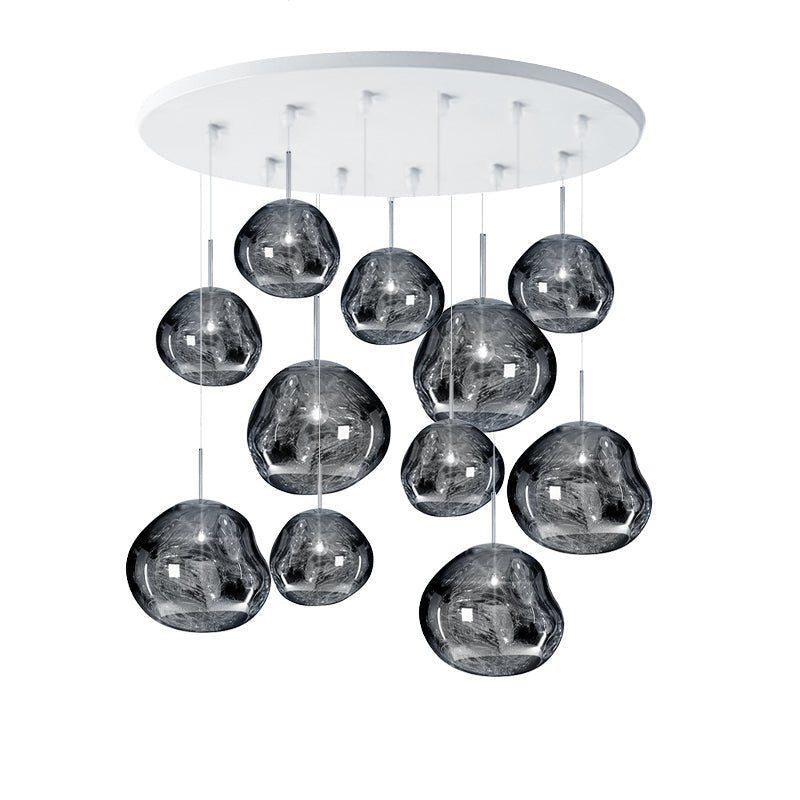 Multi Lava Round Chandelier - ZozHome
