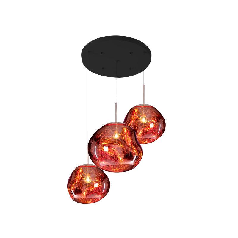 Multi Lava Round Chandelier - ZozHome
