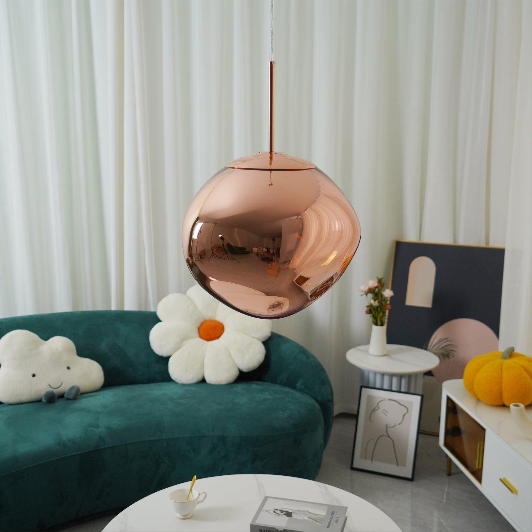 Multi Lava Round Chandelier