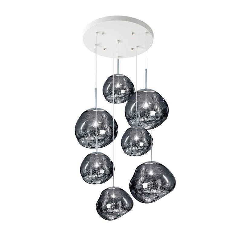 Multi Lava Round Chandelier - ZozHome