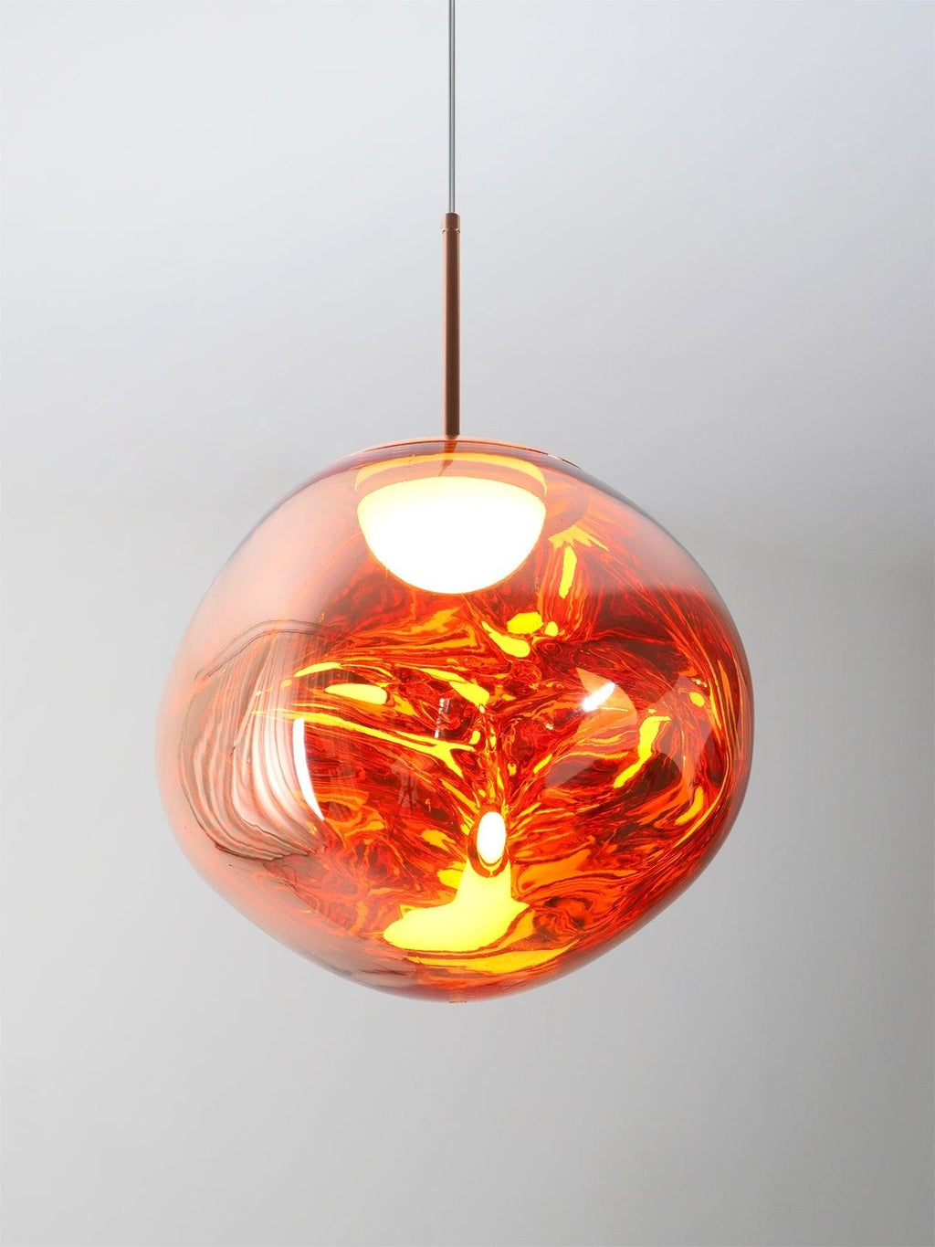 Multi Lava Round Chandelier