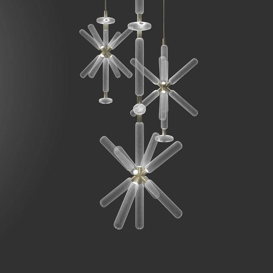 Multi-tube Glass Pendant Light