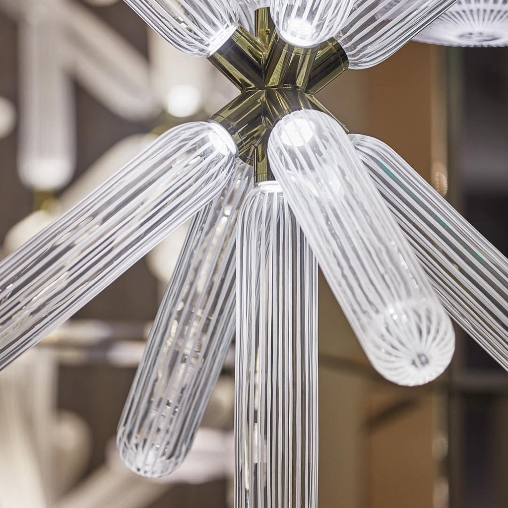 Multi-tube Glass Pendant Light