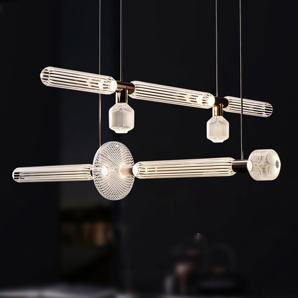 Multi-tube Glass Pendant Light