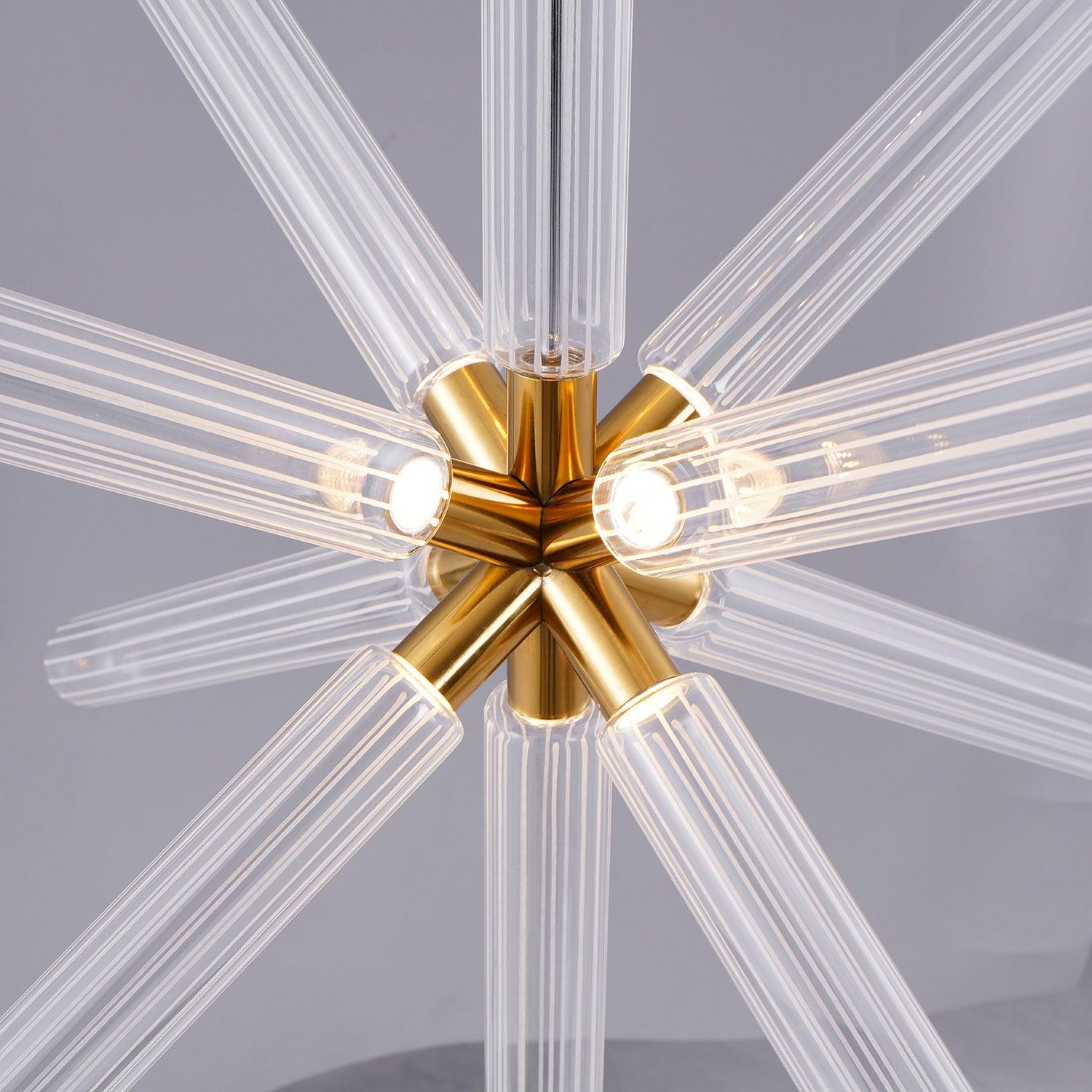 Multi-tube Glass Pendant Light