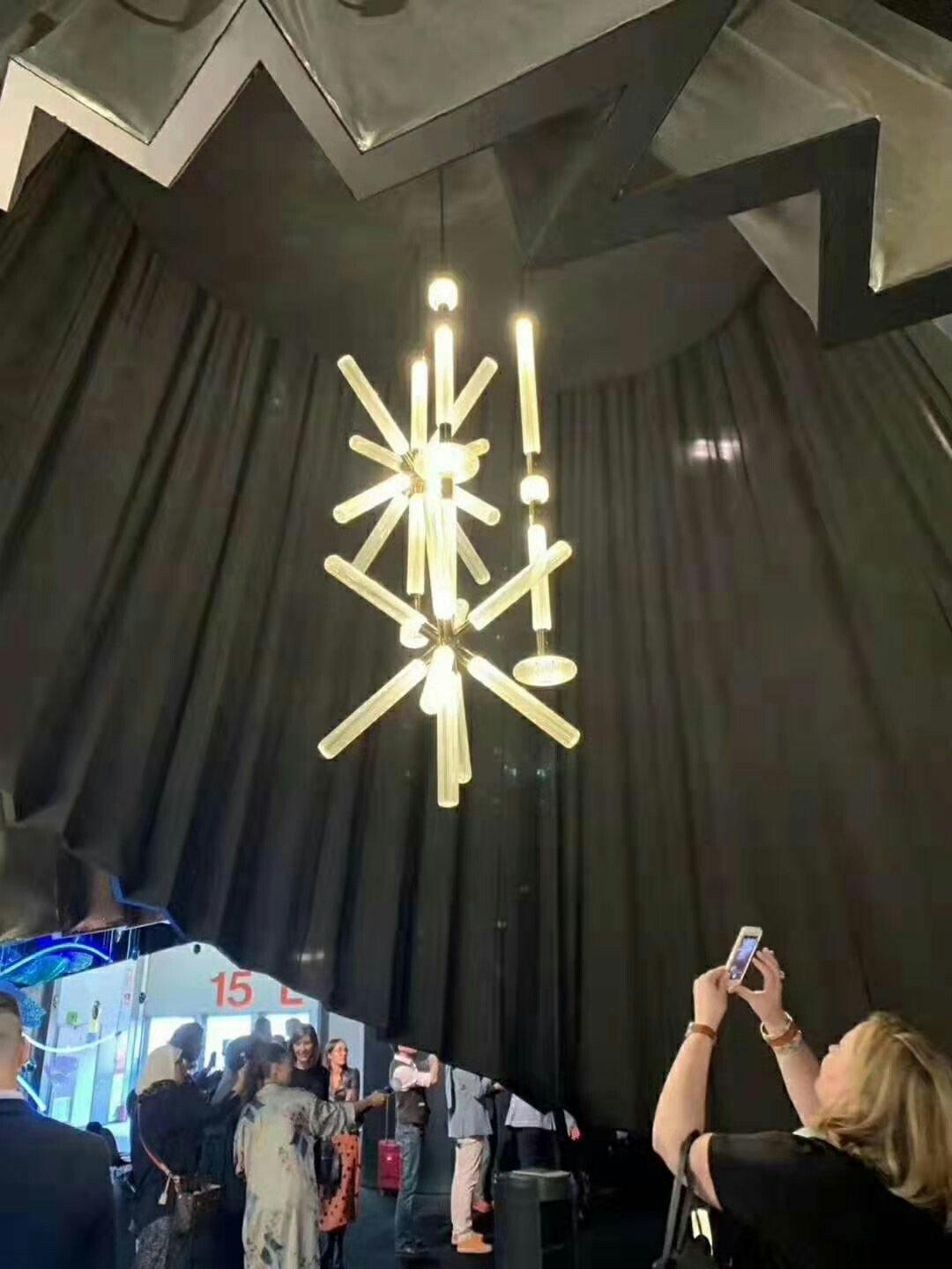 Multi-tube Glass Pendant Light