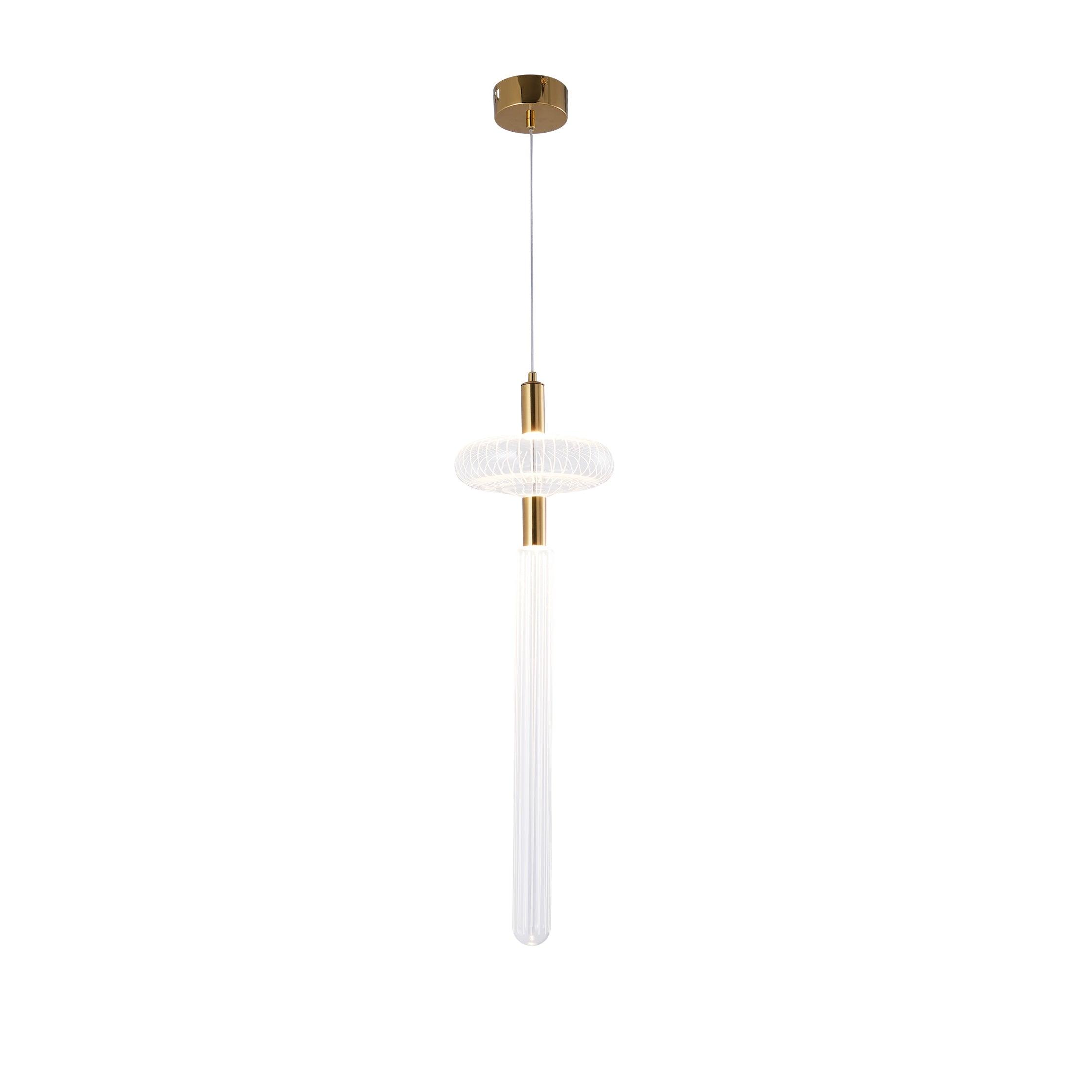 Multi-tube Glass Pendant Light