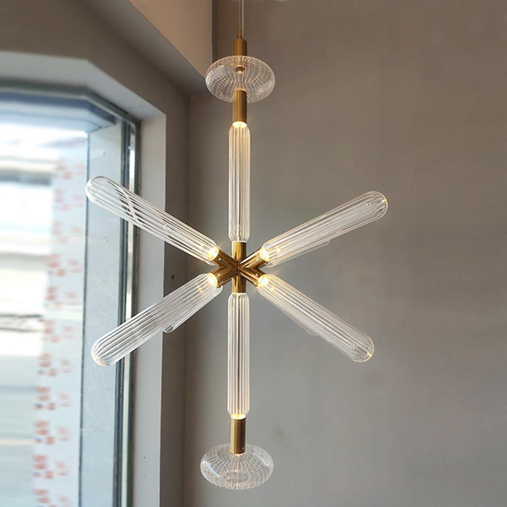 Multi-tube Glass Pendant Light