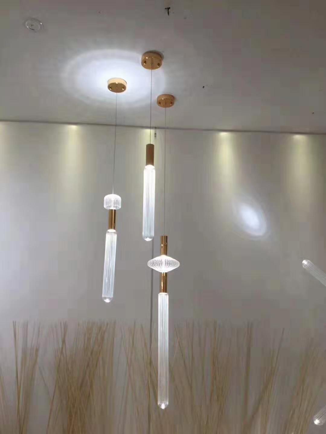 Multi-tube Glass Pendant Light