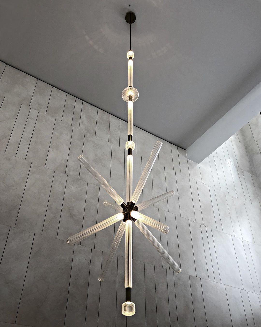 Multi-tube Glass Pendant Light