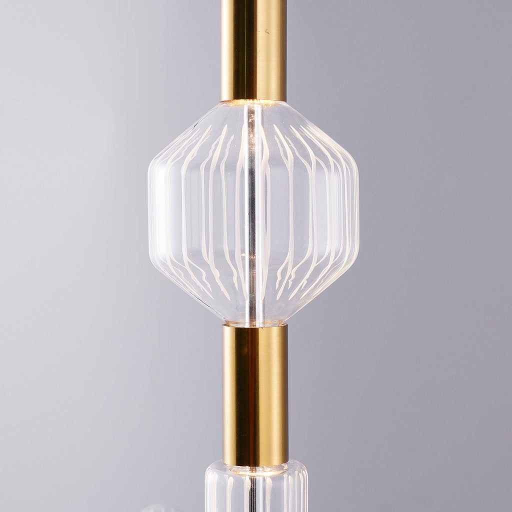 Multi-tube Glass Pendant Light