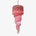 Murano Spiral Prism Glass Chandelier - ZozHome