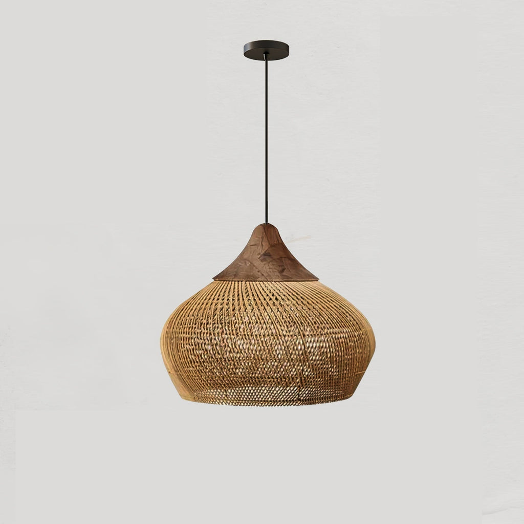 Natura Braided Rattan Pendant Lamp