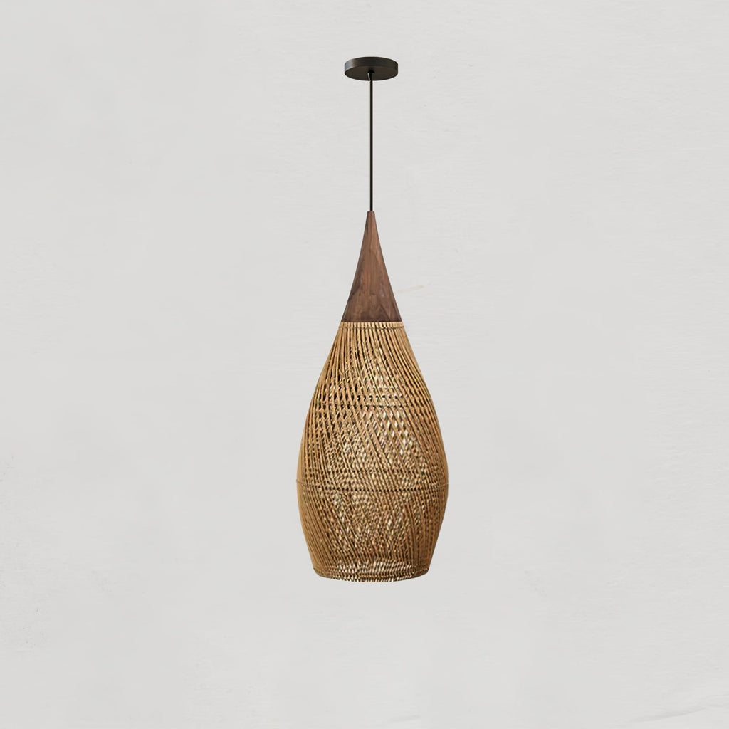 Natura Braided Rattan Pendant Lamp