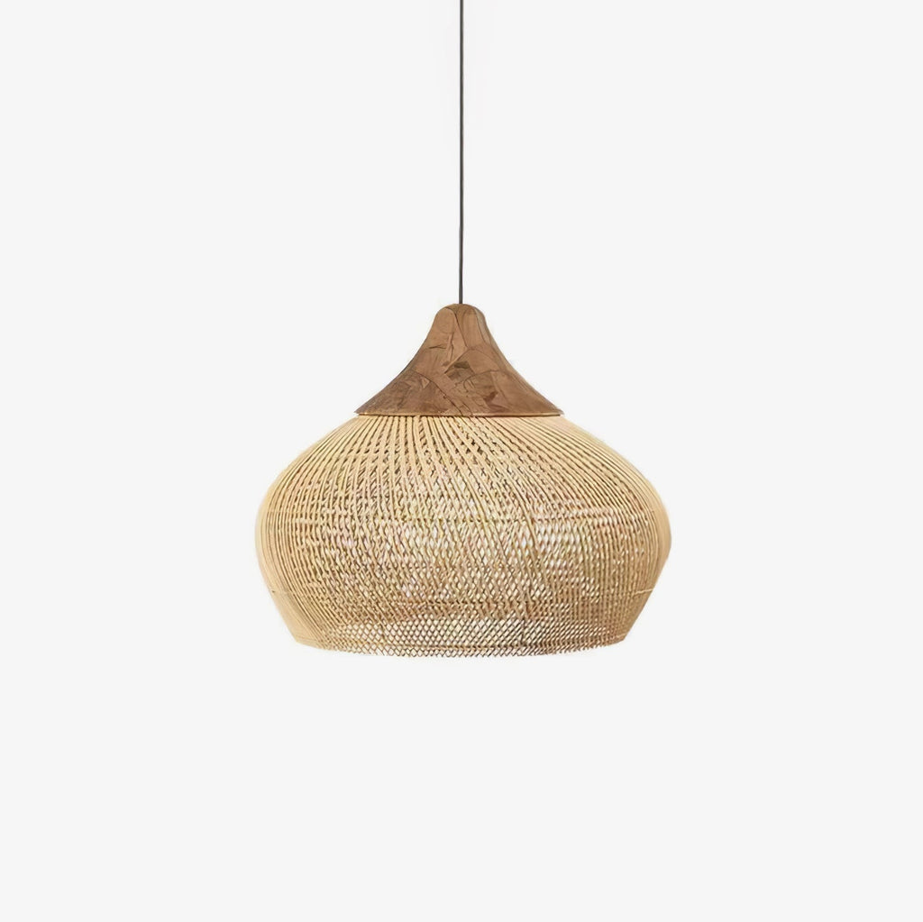 Natura Braided Rattan Pendant Lamp