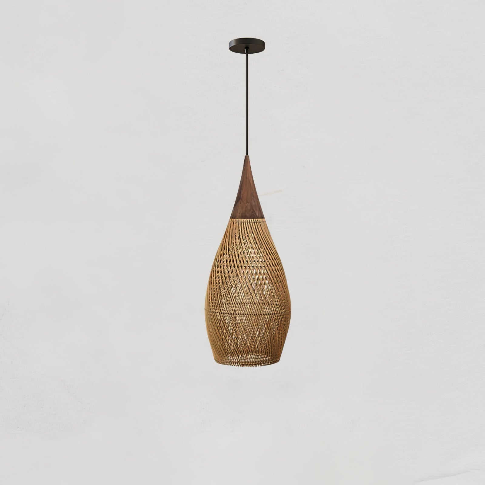 Natura Braided Rattan Pendant Lamp - ZozHome