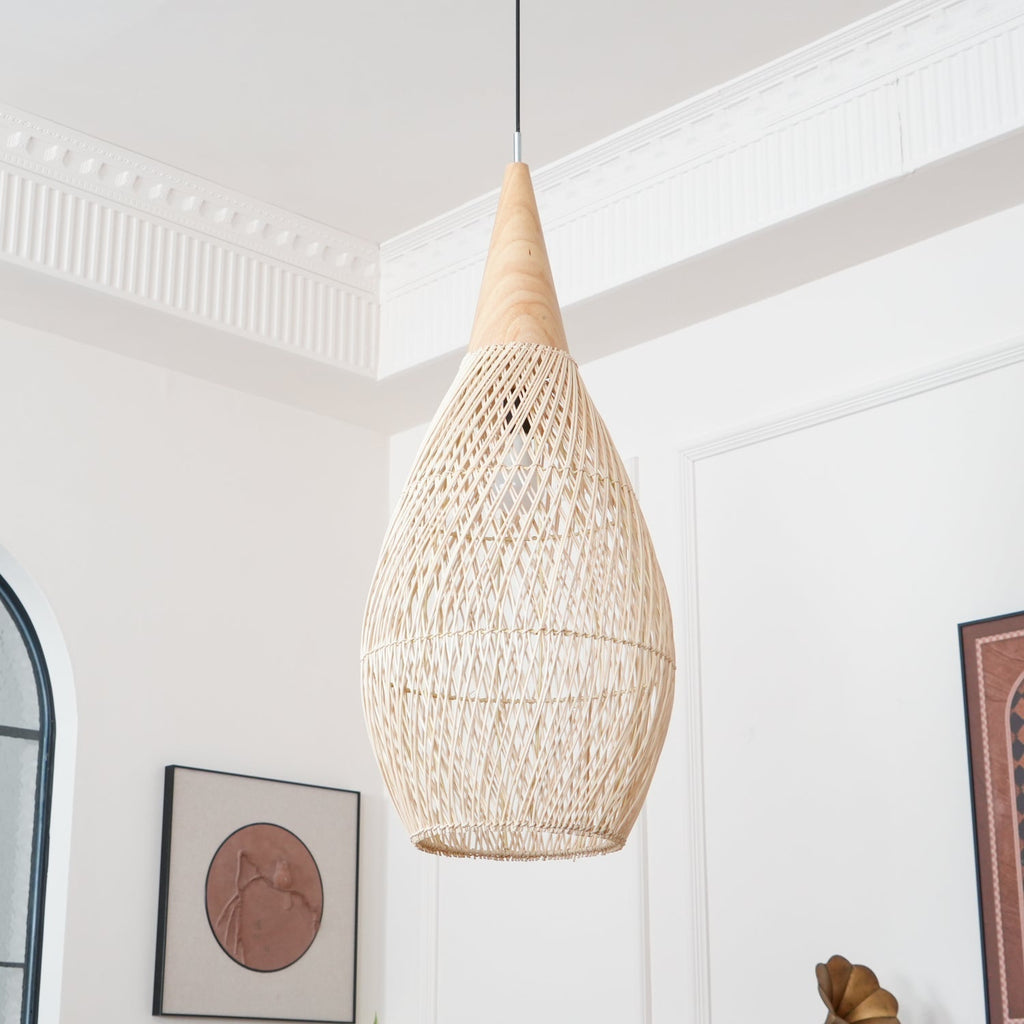 Natura Braided Rattan Pendant Lamp