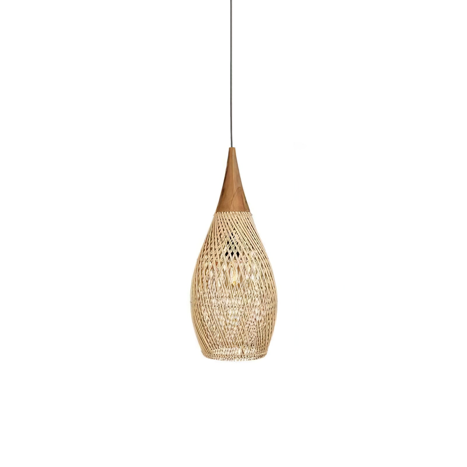 Natura Braided Rattan Pendant Lamp
