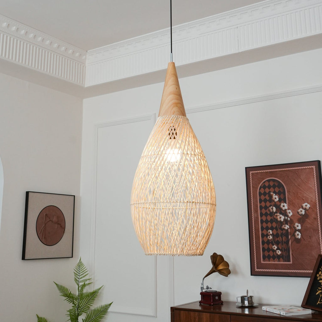 Natura Braided Rattan Pendant Lamp