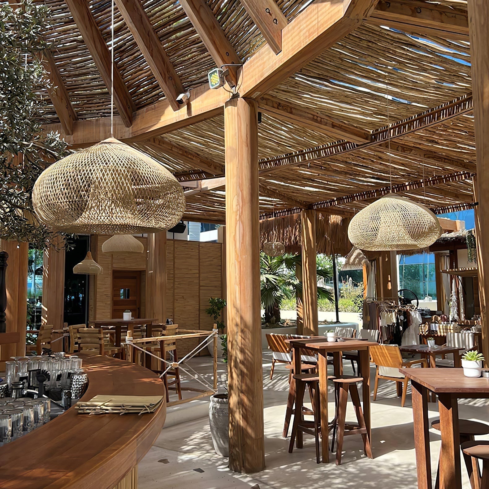 Natura Braided Rattan Pendant Lamp