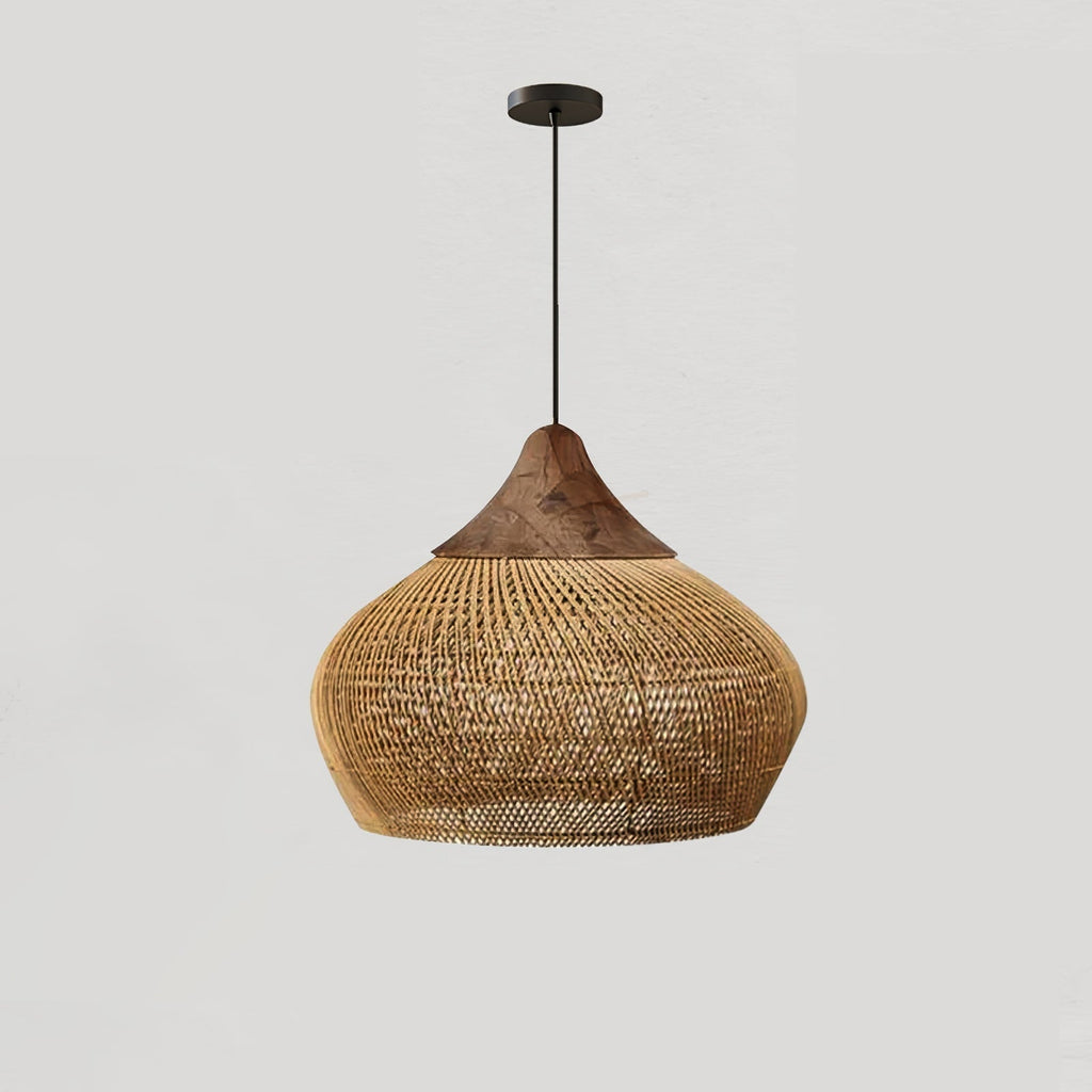 Natura Braided Rattan Pendant Lamp
