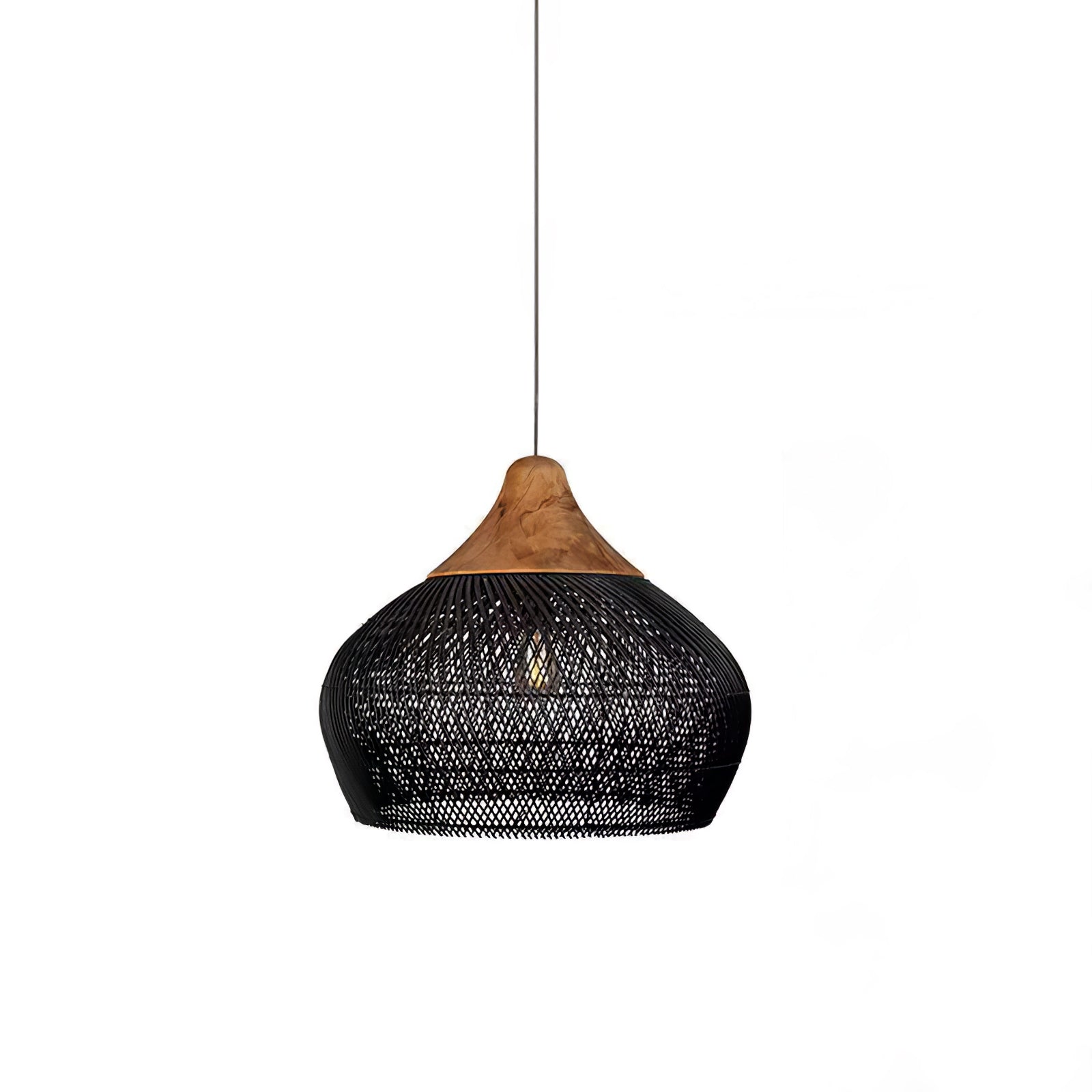 Natura Braided Rattan Pendant Lamp - ZozHome