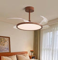 Natural Wood Style Ultra-Thin Fan Light
