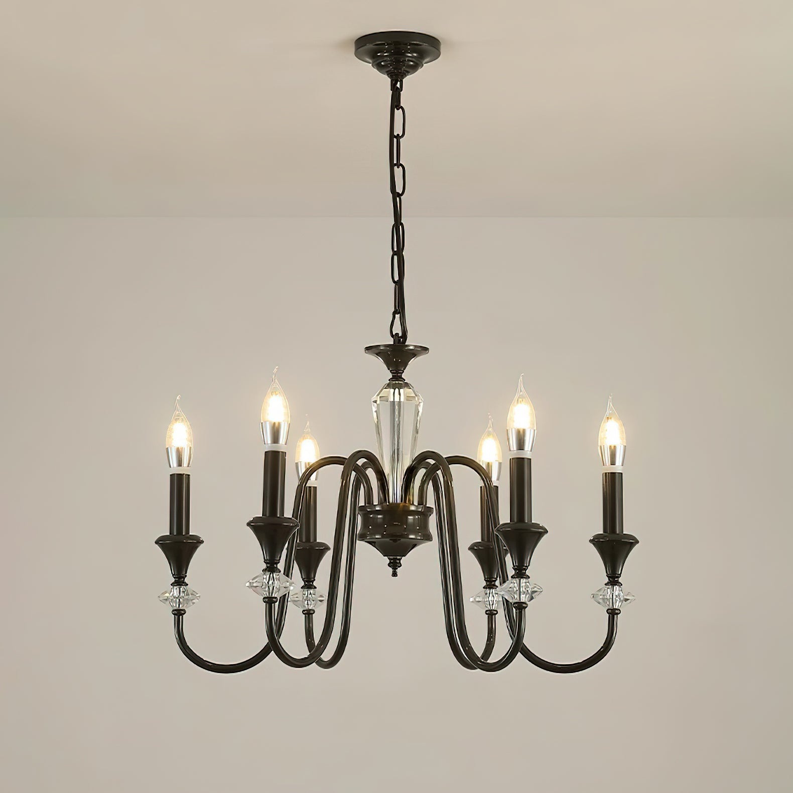 Noir Candelabra Chandelier - ZozHome