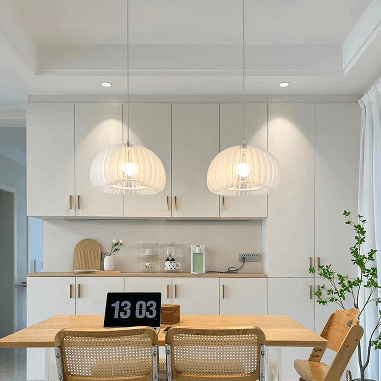 Nordic Style Hanging Pumpkin Lantern