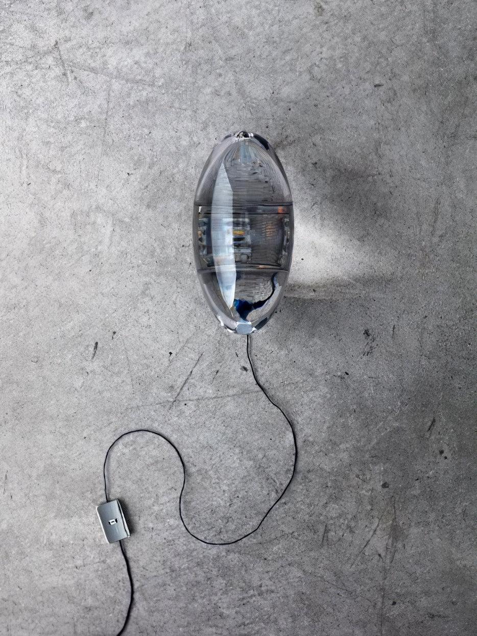 Oval Mirror Table Lamp