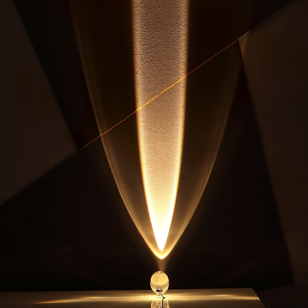 Oval Mirror Table Lamp