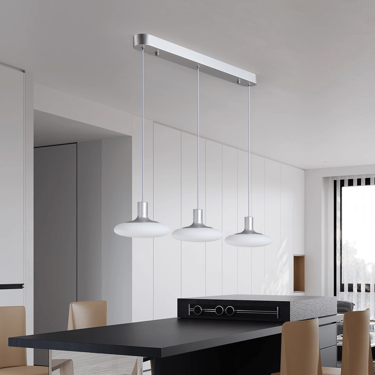 Pebble Restaurant Chandelier