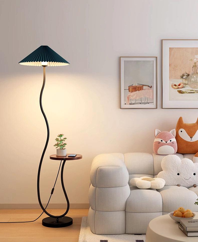 Pleated Floor Lamp