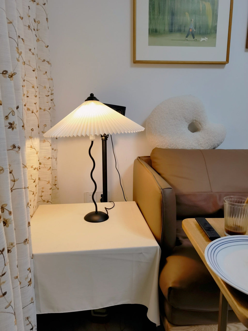 Pleated Table Lamp
