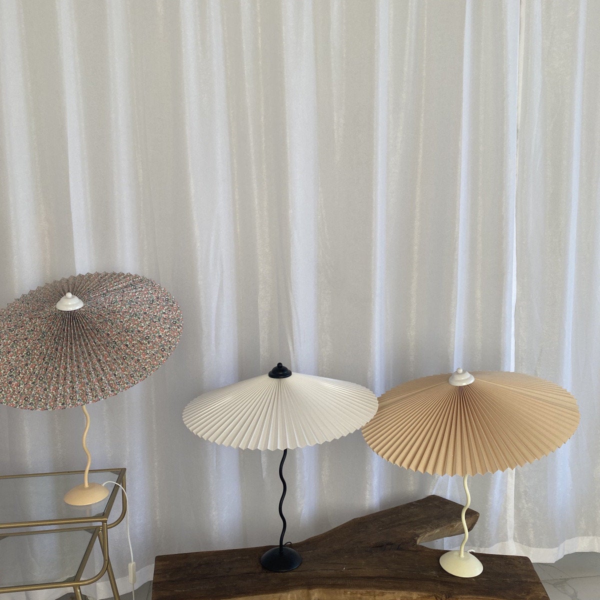 Pleated Table Lamp