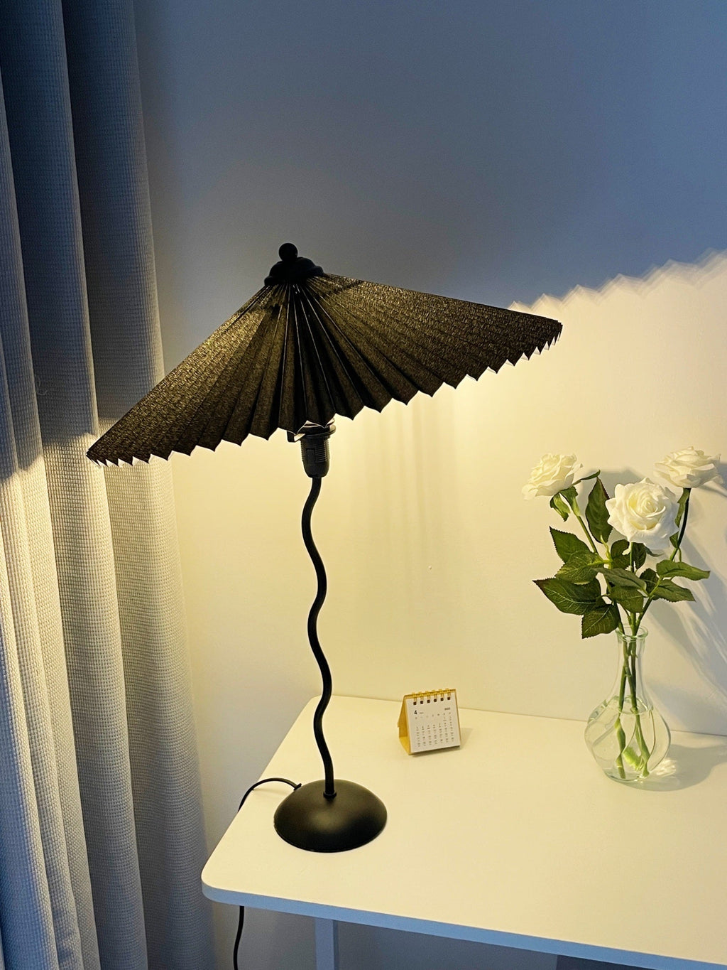 Pleated Table Lamp