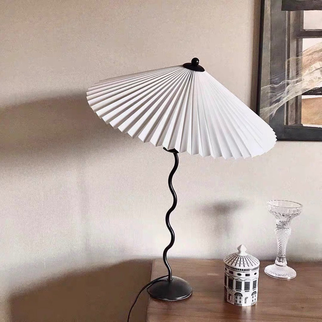 Pleated Table Lamp