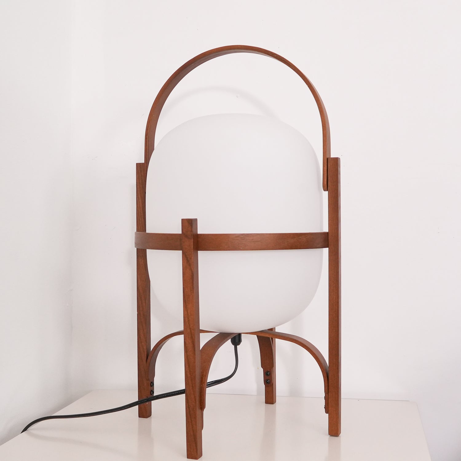 Portable Lantern Glass Table Lamp Type A