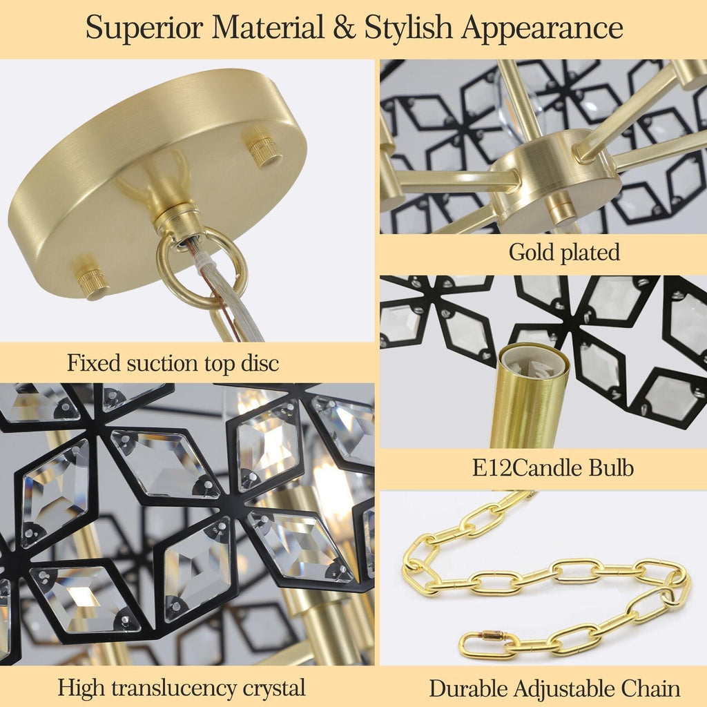 Radiant Reverie Luxury Crystal Chandelier