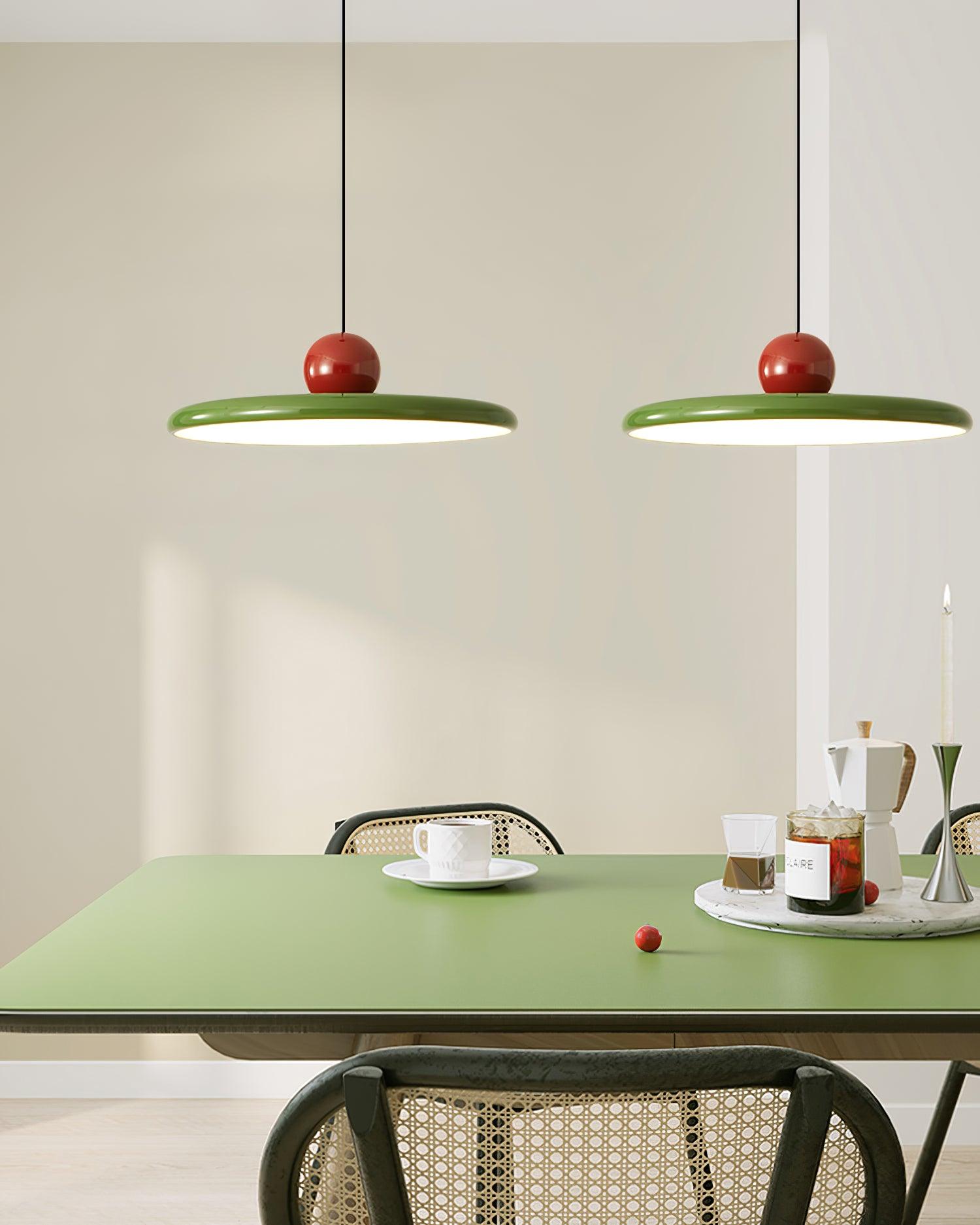 Red and Green Pendant Lamp