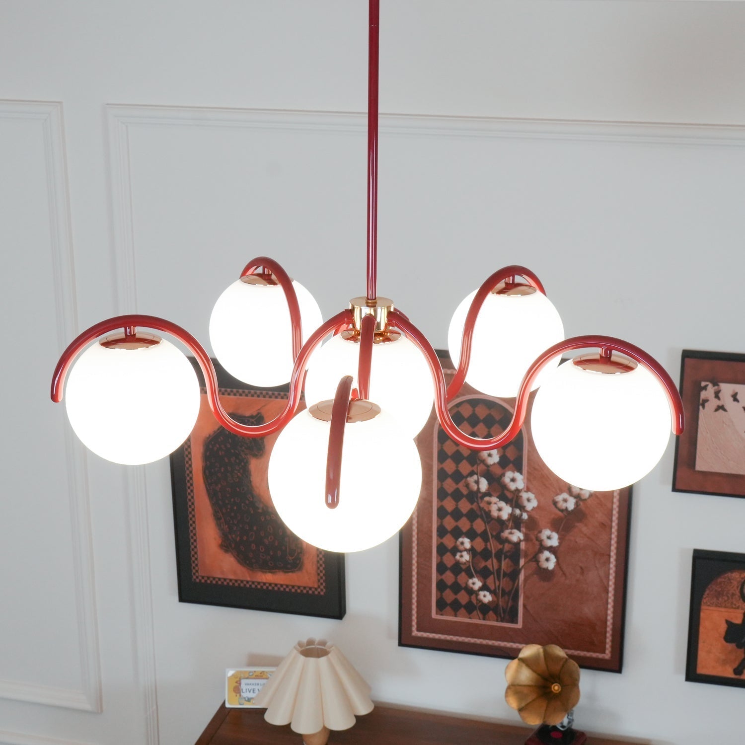 Reedway Curve Linear Chandelier - ZozHome