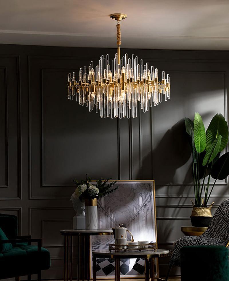 Regal Brass Chandelier