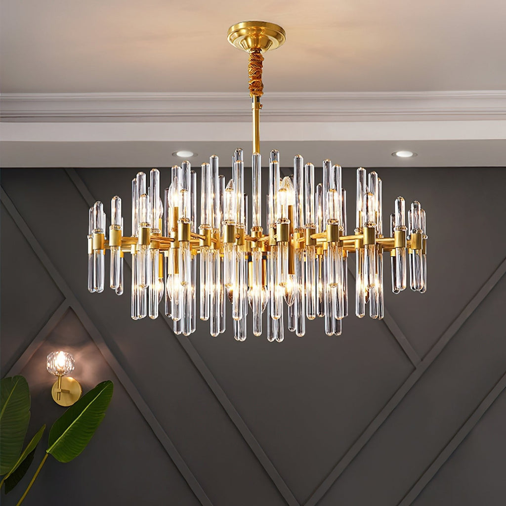 Regal Brass Chandelier