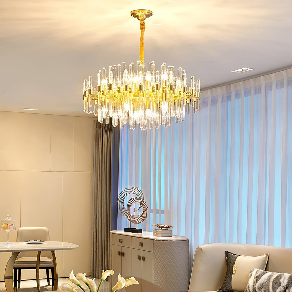 Regal Brass Chandelier