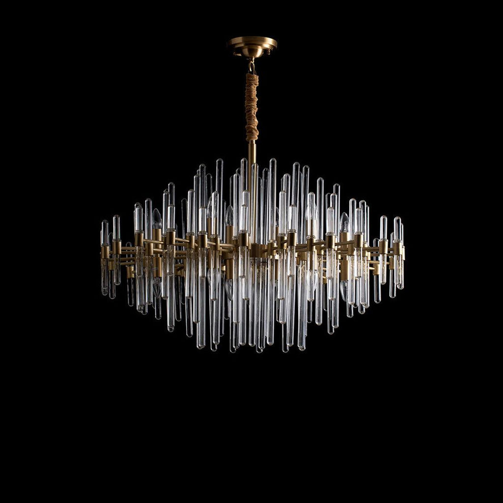 Regal Brass Chandelier