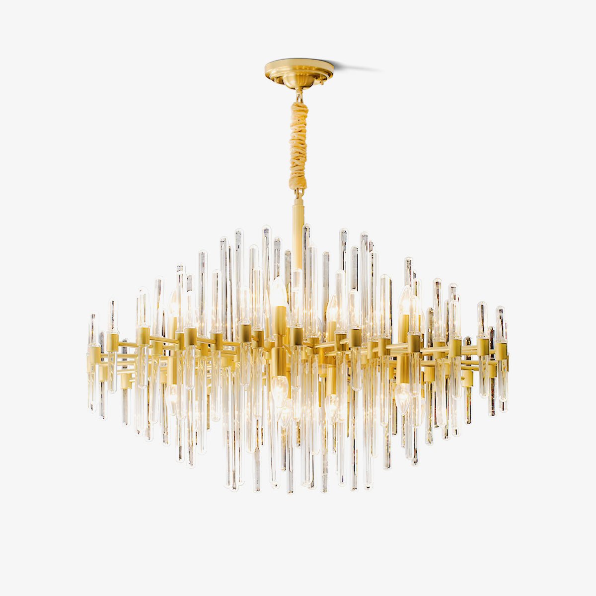 Regal Brass Chandelier