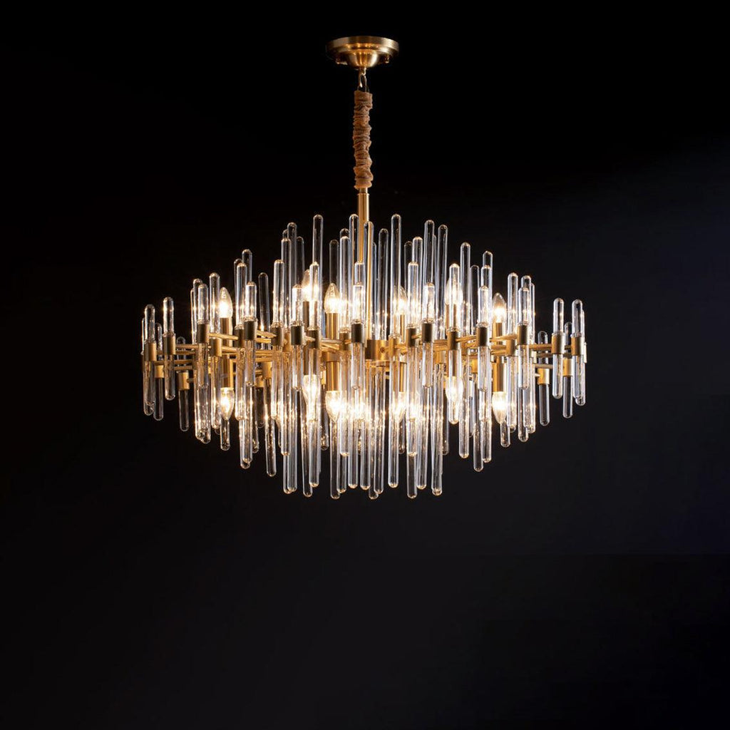 Regal Brass Chandelier