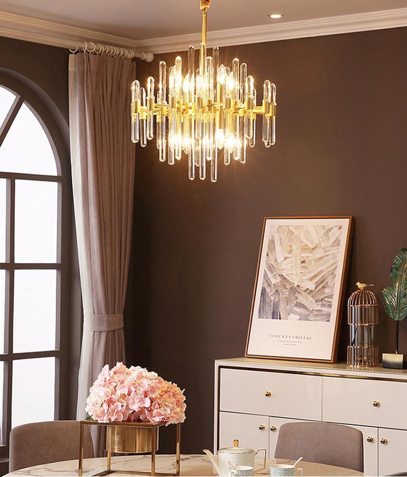 Regal Brass Chandelier