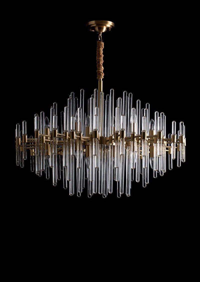 Regal Brass Chandelier